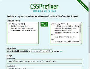 CSSPrefixer屏幕截图