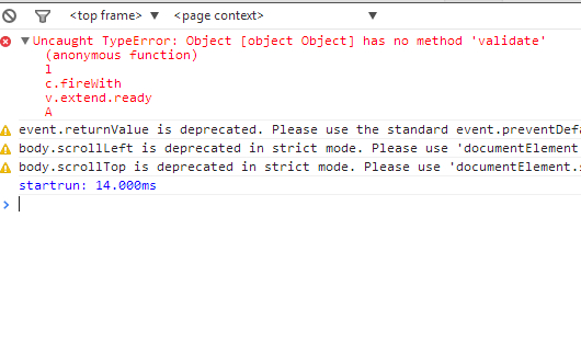 Uncaught TypeError: Object [object Object] Has No Method 'validate'-CSDN博客