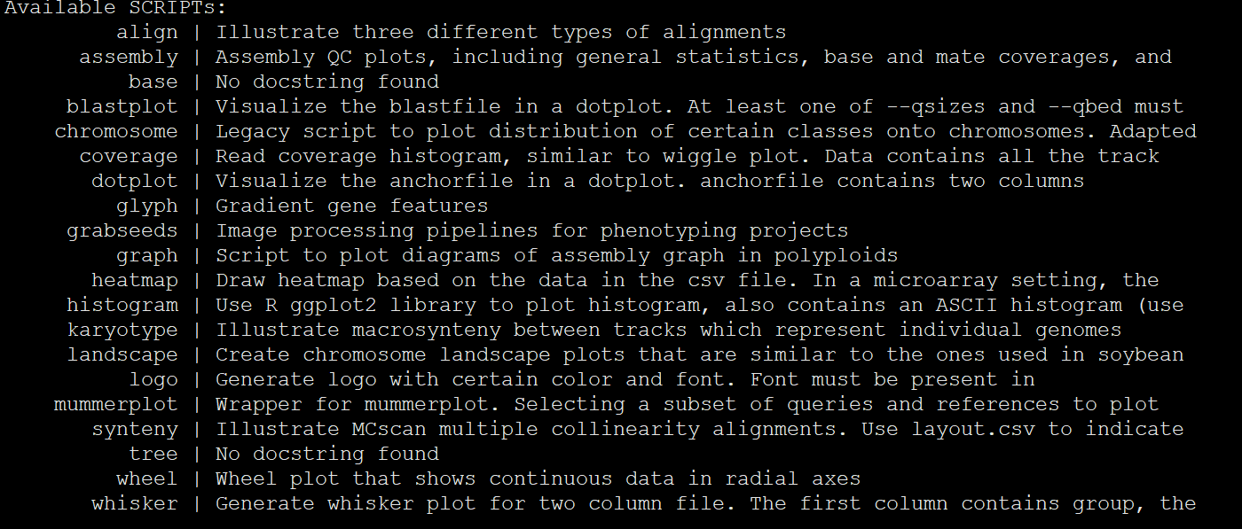 「JCVI教程」JCVI的模块简介