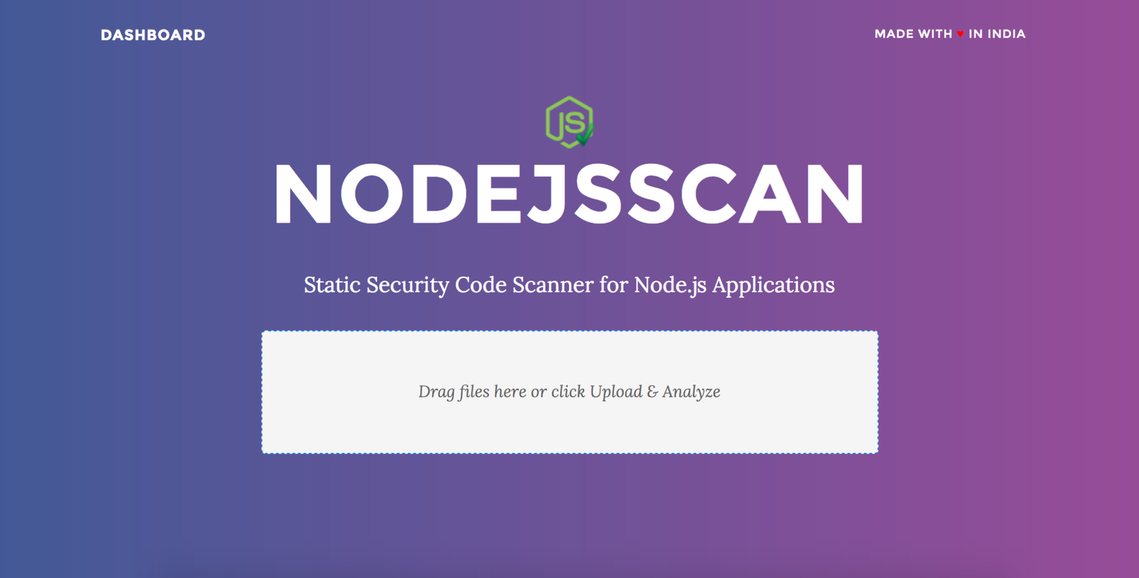 NODEJSSCAN