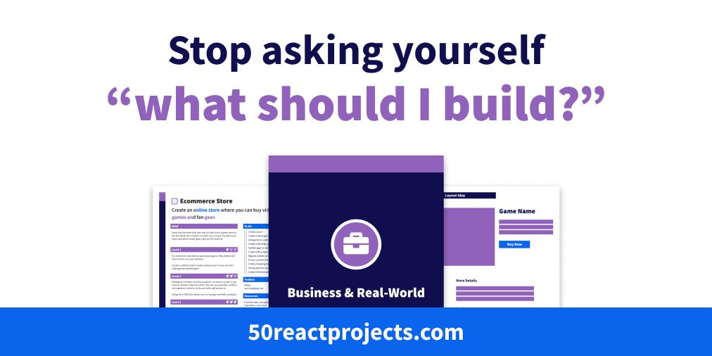 Stop asking yourself what should I build?