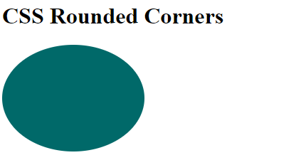 Border Radius Property in CSS | Example 1