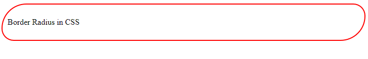 Border Radius Property in CSS | Example 3