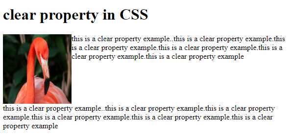 css clear属性_CSS中的clear属性