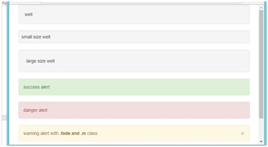 Bootstrap3 well and alert classes Tablet view