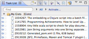 Eclipse中的Github Gists