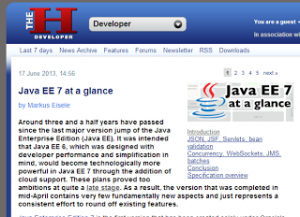 Java EE 7发布–反馈和新闻报道