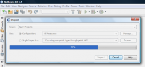 netbeans7_4_inspection_progress