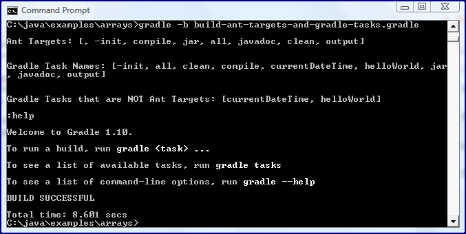 gradle ant_区分基于Ant目标的Gradle任务