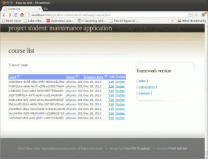 js webapp://_Project Student：维护Webapp（只读）