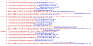 serializationDemonstratorOnSerializablePersonNonSerializableCityState