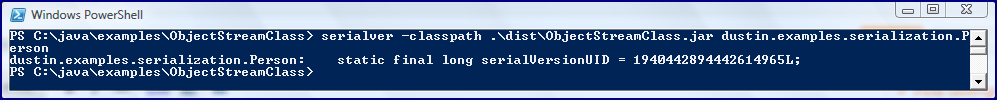 serialverOnPersonPowerShell