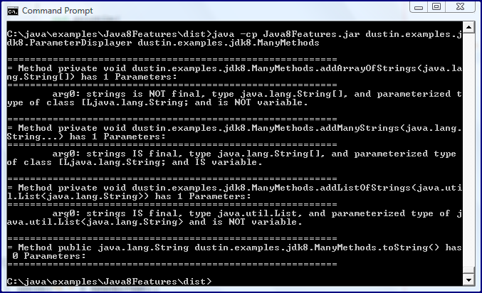 parameterDisplayerOnClassWITHParametersCompilation