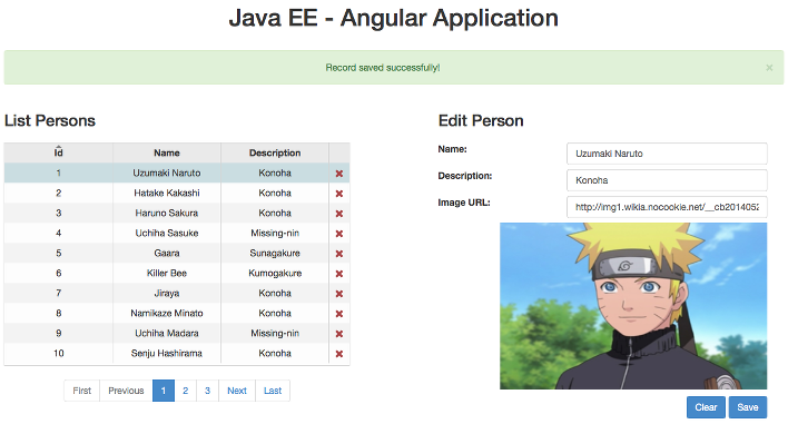 带有Angular JS的Java EE 7 – CRUD，REST，验证–第2部分