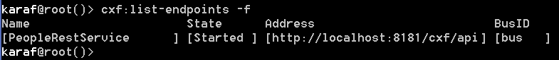 apache-karaf-cxf-list-endpoints