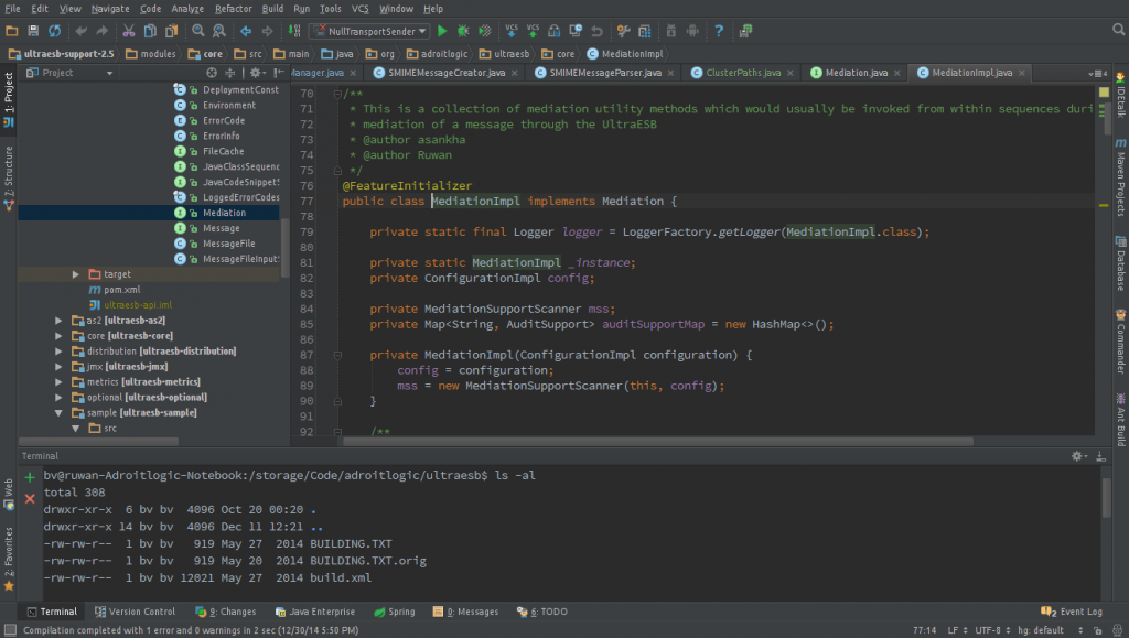 UltraESB的首选IDE – IntelliJ IDEA