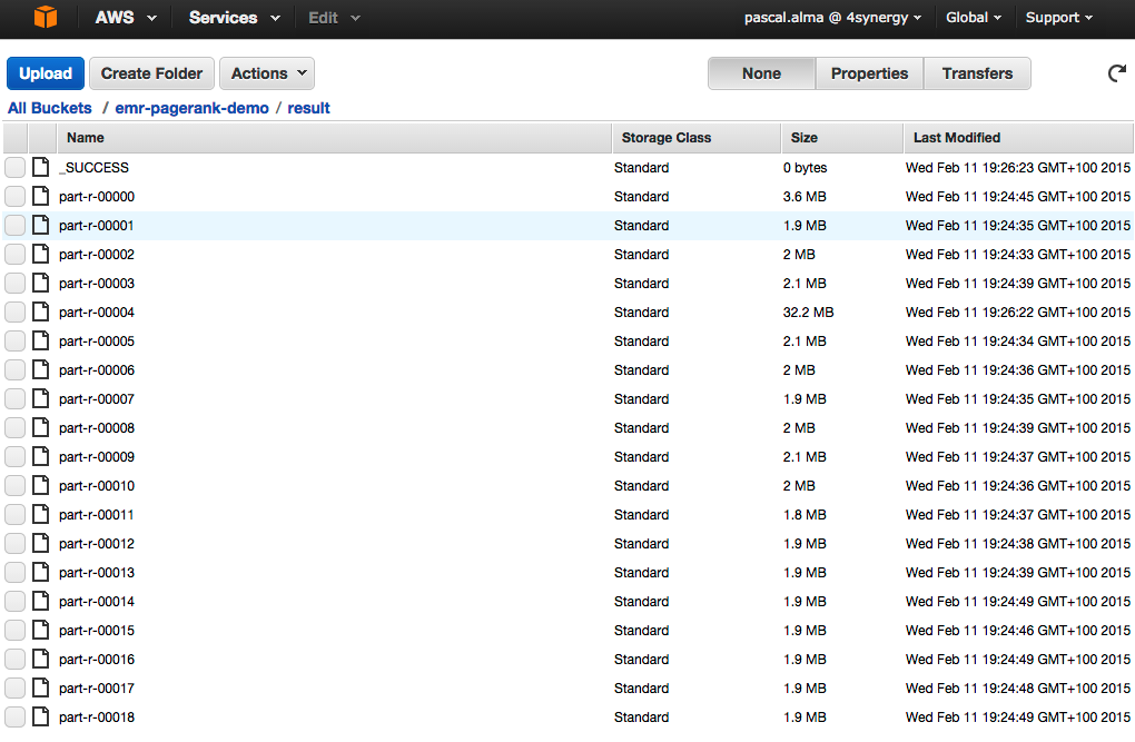 在AWS Elastic MapReduce上运行PageRank Hadoop作业