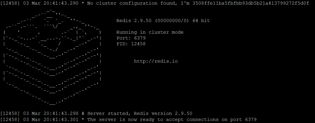 图3. Redis master2节点正在集群模式下运行。