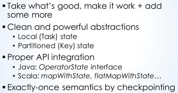 图2-在Apache Flink中完成的有状态流处理的工作清单