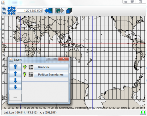 OpenMap with Layers窗口打开