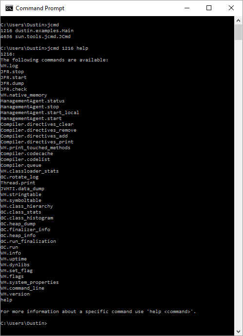 201602-jcmd-moreCmdsOnDifferentVMInstance