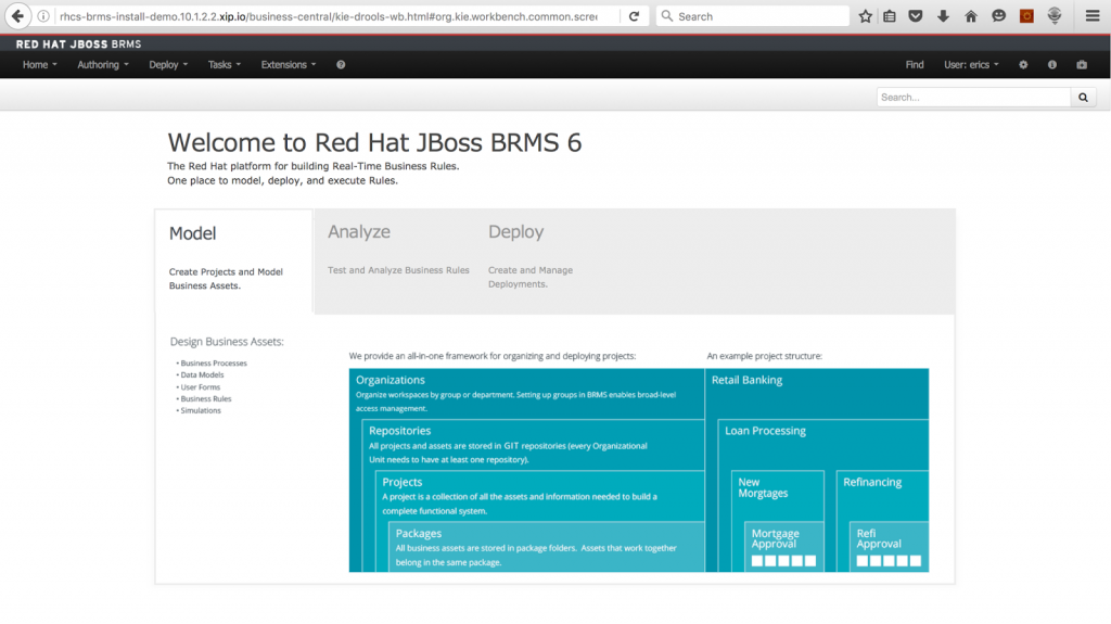 多云的JBoss Cool Store项目。