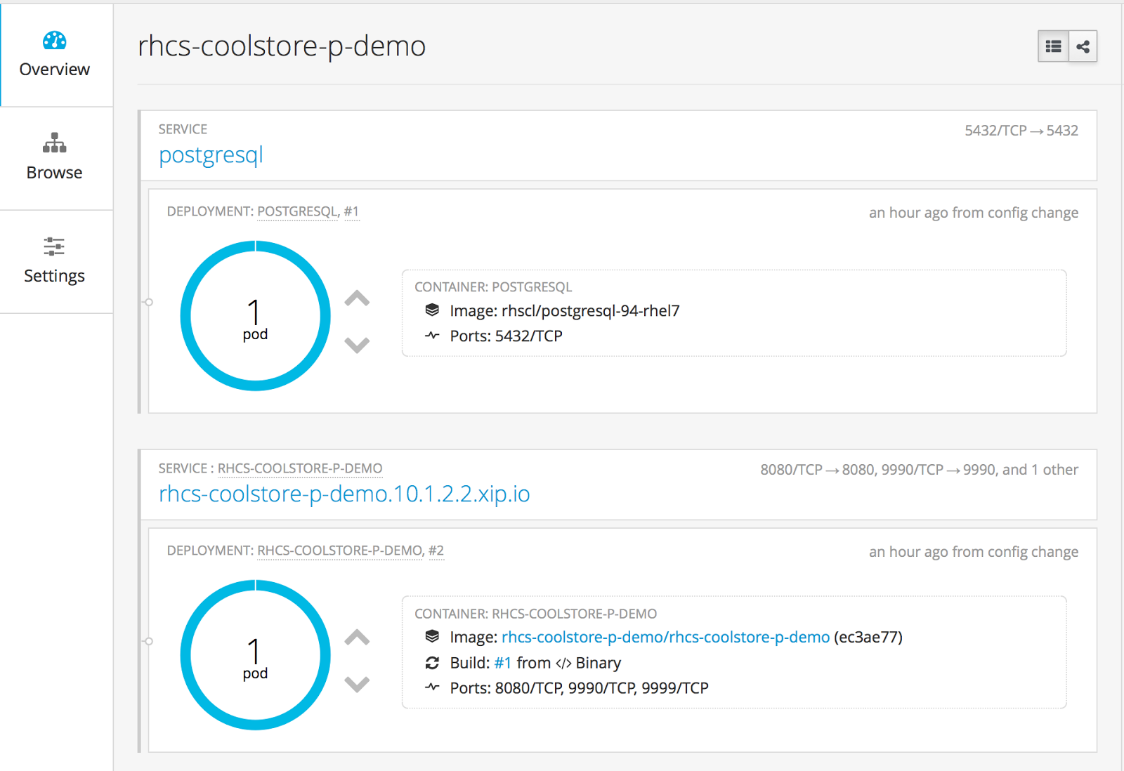 rhcs-coolstore-p-pods