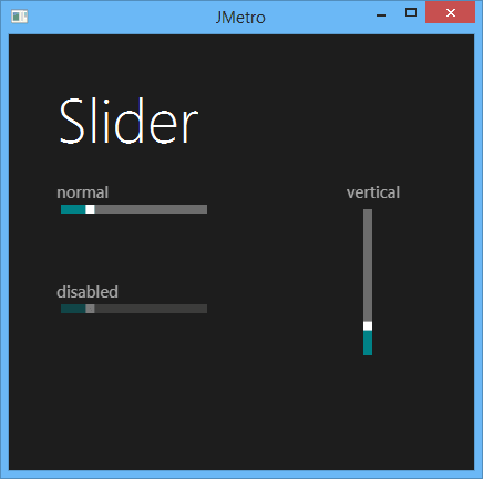 滑块OLD JMetro黑暗主题
