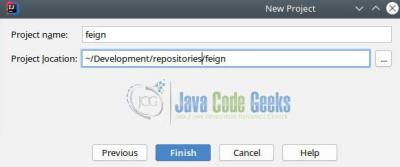 Feign Client-创建一个Spring Boot应用程序-步骤5