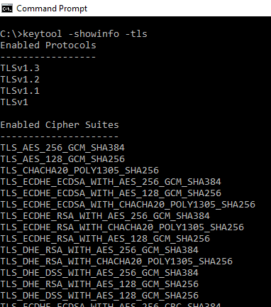 使用JDK 13查看TLS配置