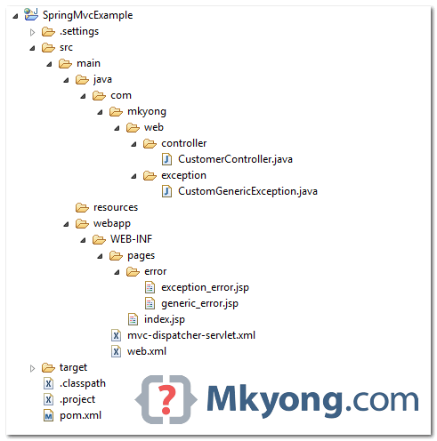 spring-mvc-exception-example-目录