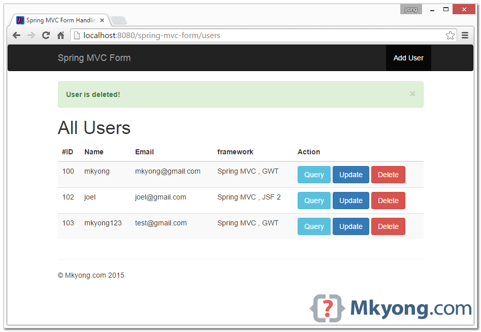 spring-mvc-form-demo-delete删除