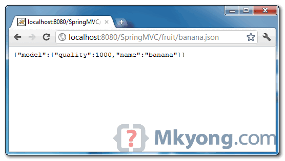 spring mvc and json demo