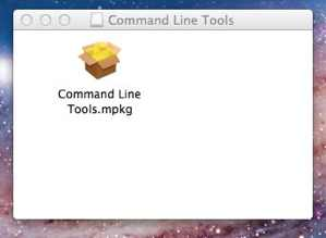 install command line tools