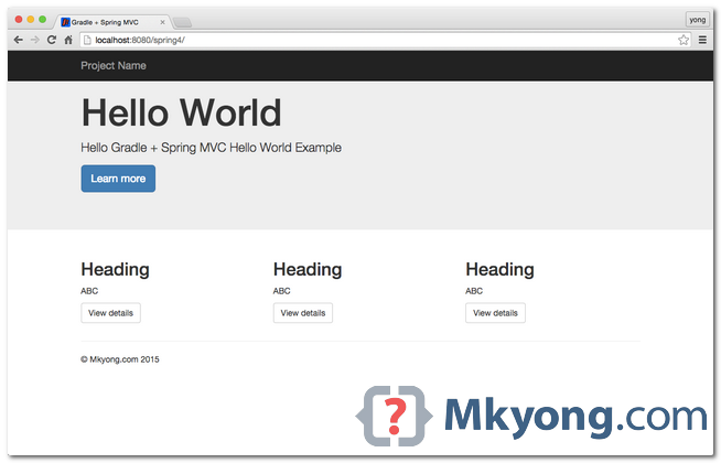 春天4-mvc-gradle-demo1