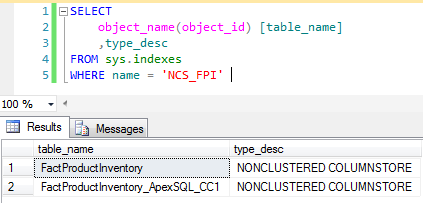 Figure illustrating the creation of NONCLUSTERED index