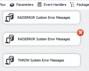 Figure showing how previously created stored procedure is referenced in an SSIS Package