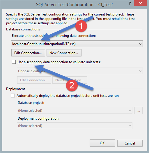 SQL Server Test Configuration