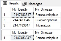 Identity range