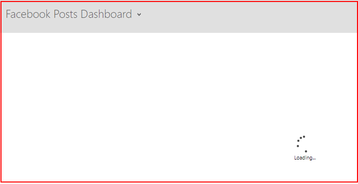 Power BI endless loading circle error