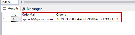 SQL Unit testing results with tSQLt using SpyProcedureLog