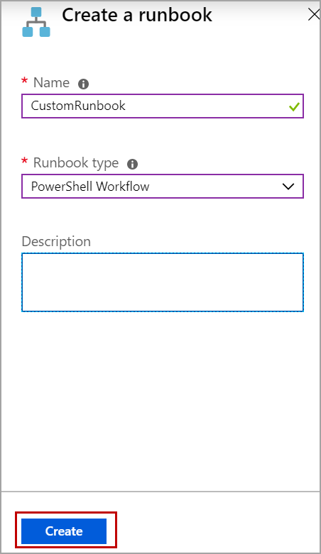 custom runbook