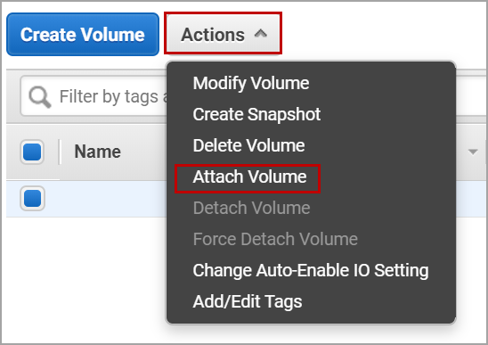 add volumes to the nodes