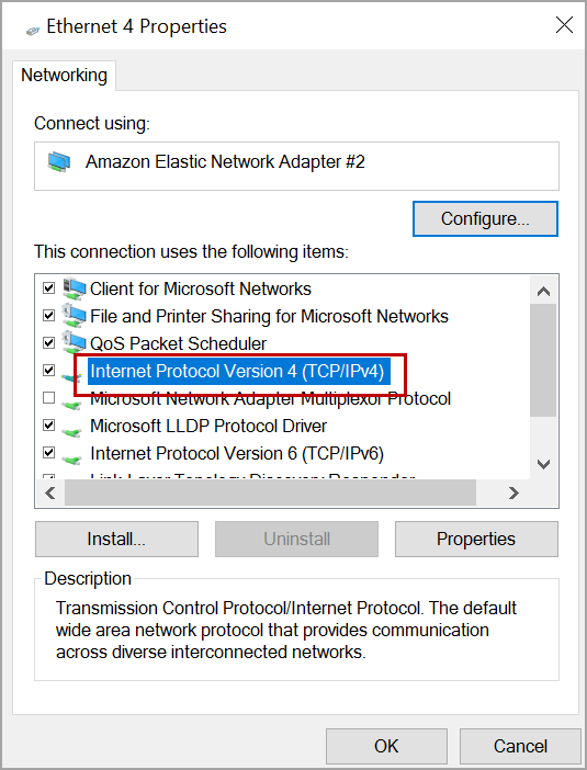 IPV4 Properties