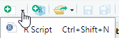 R Studio new R Script