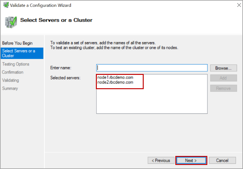 san less SQL Server cluster setup