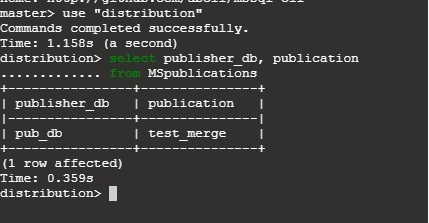 SQL Server Merge Replication - List Publisher databases with Publication.