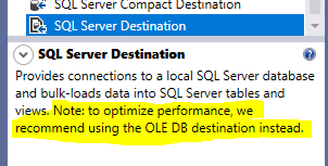 This image shows a screenshot of the SQL Server Description mentioned in Visual Studio