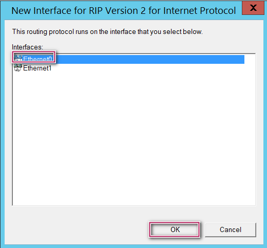 New interface for RIP Version 2 for internet protocal