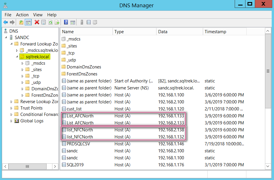 DNS manager
